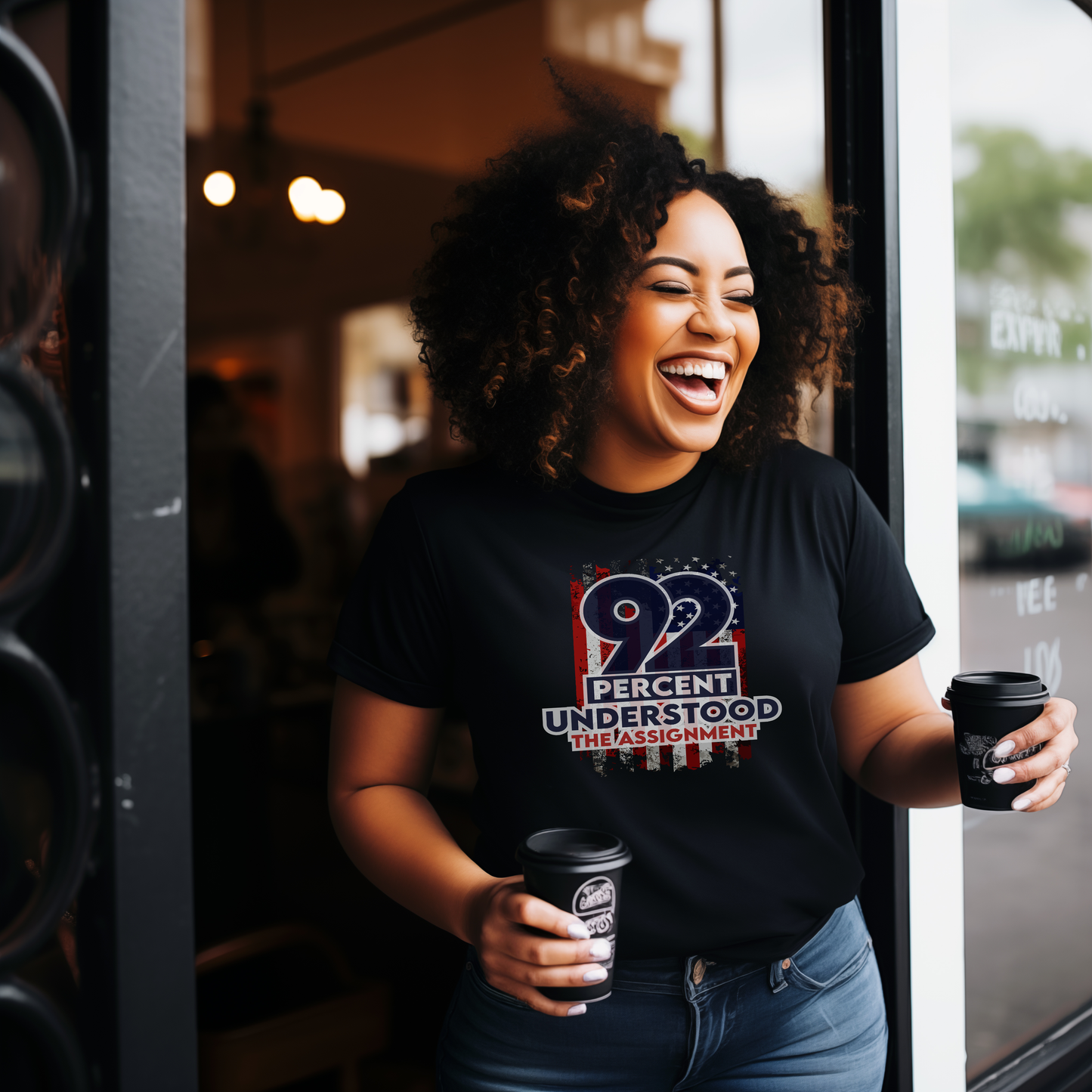 92% Understood the Assignment tshirt-Celebrate the Power of Black Women's Voter
