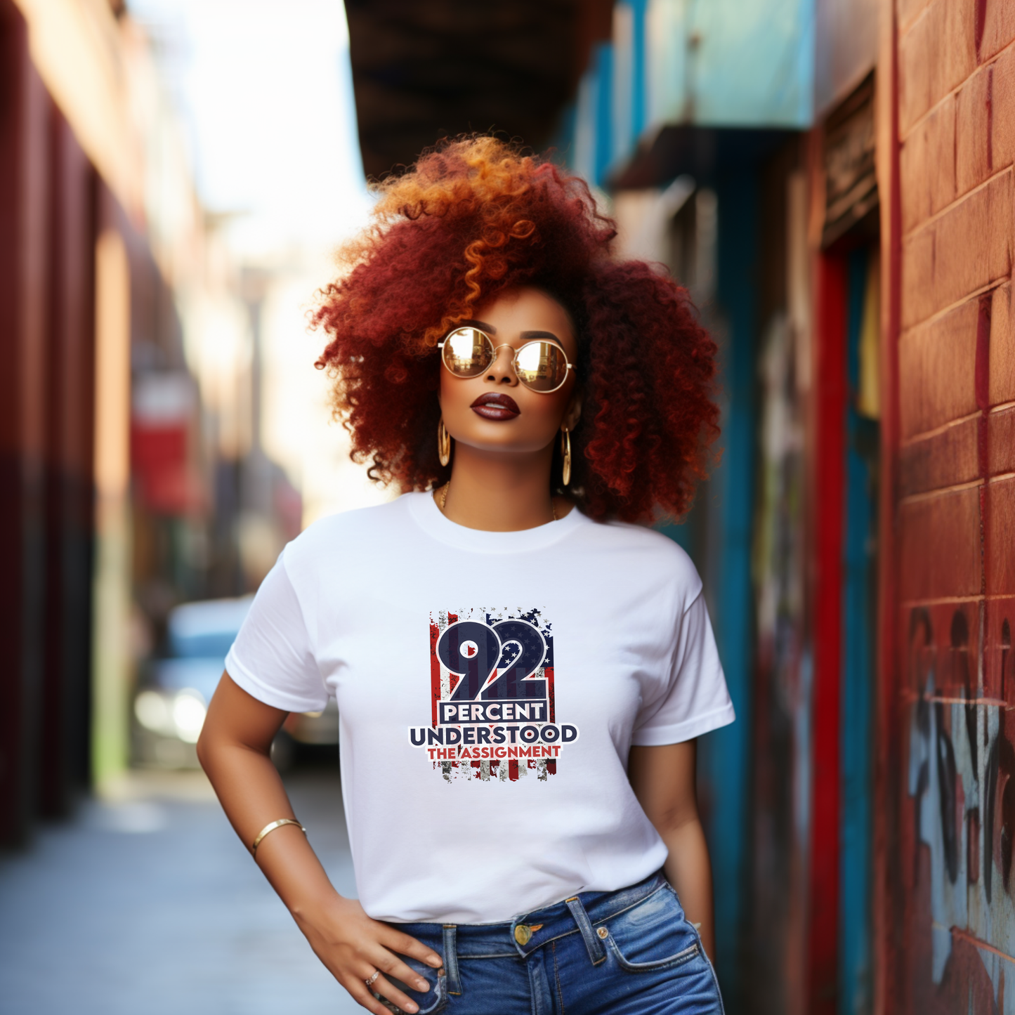 92% Understood the Assignment tshirt-Celebrate the Power of Black Women's Voter