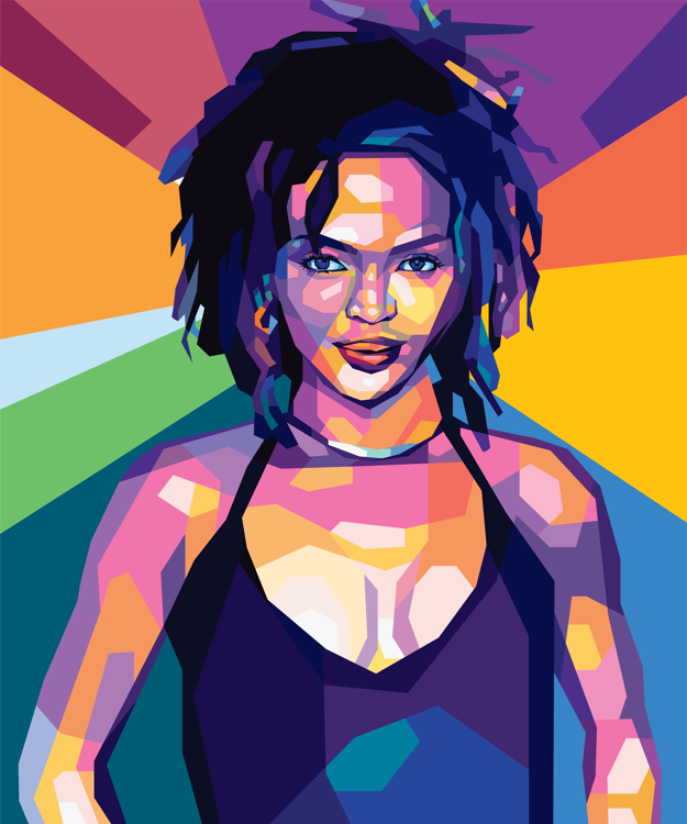 Lauryn Hill WPAP Pop Art Print n Apparel
