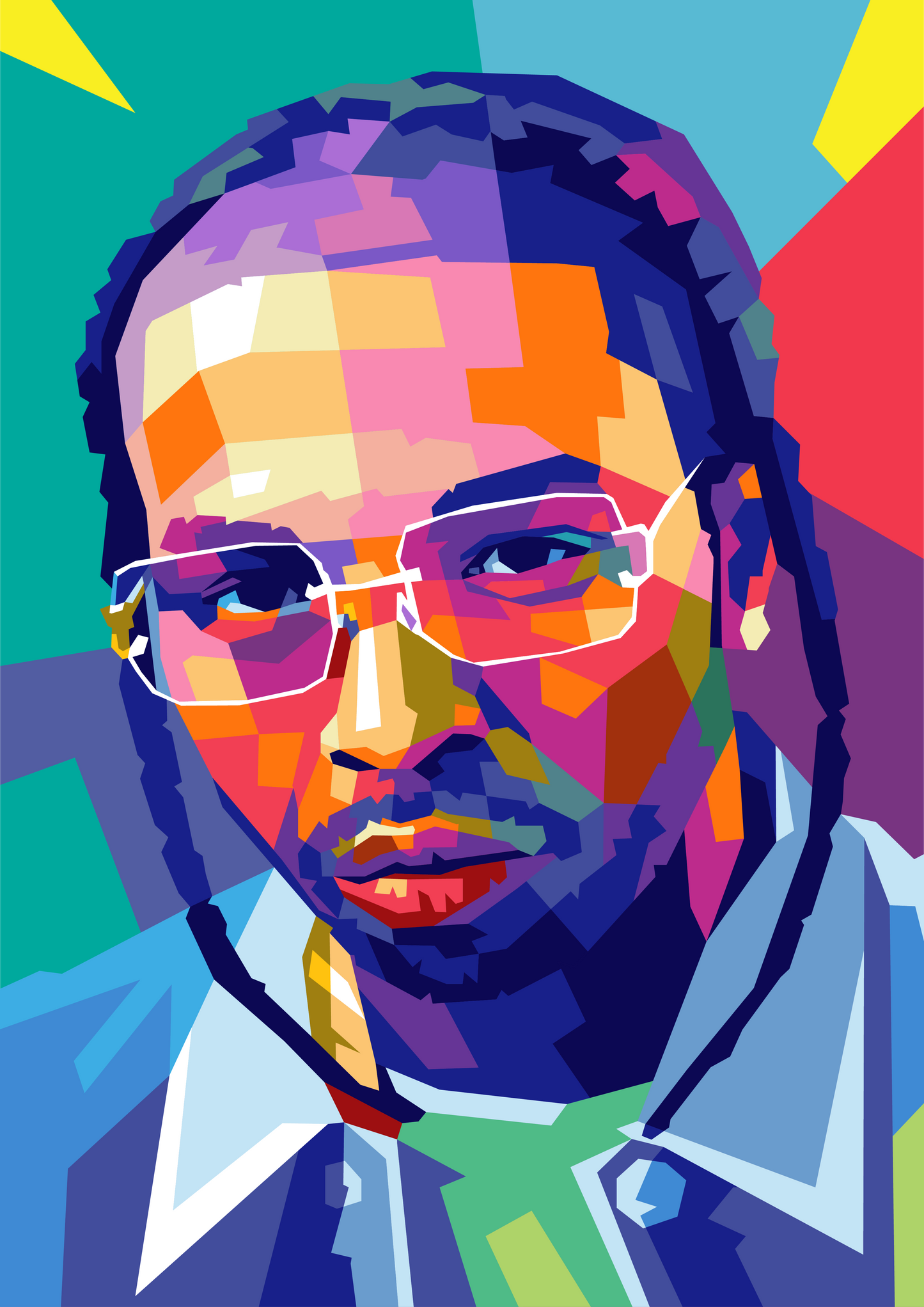 Pop Smoke WPAP Digital Pop Art – The Woo Forever
