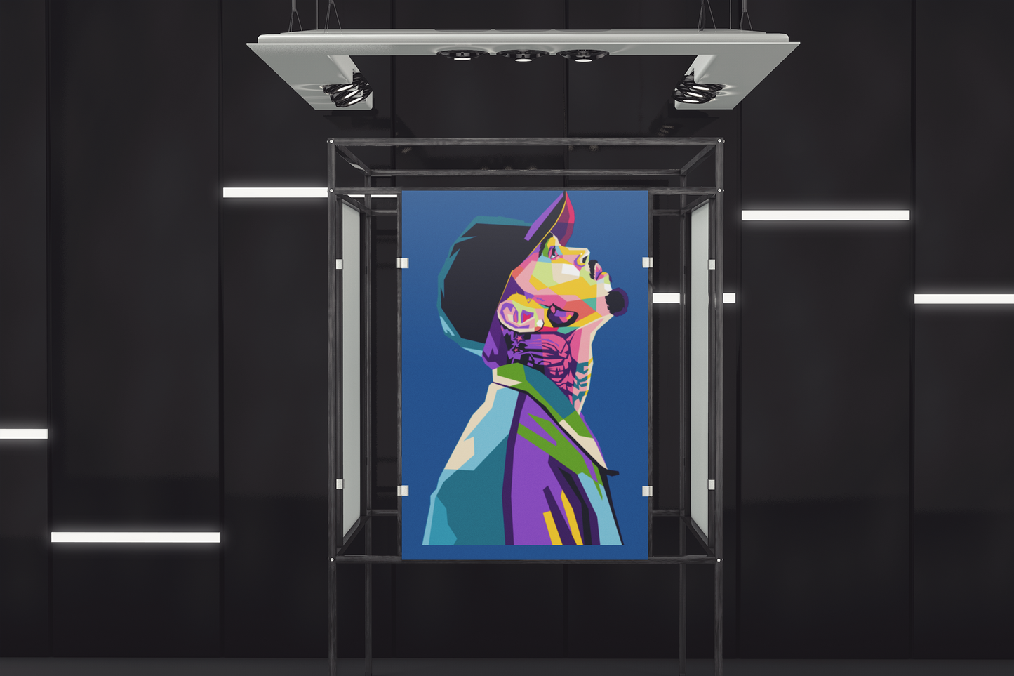 Chris Brown WPAP Digital Pop Art, Print n Portrait