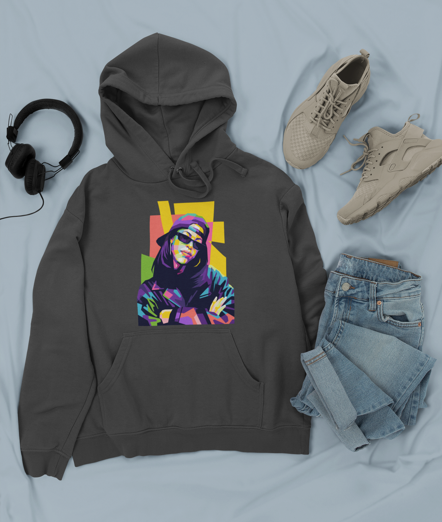 Aaliyah Pop Art Print – WPAP Digital Portrait