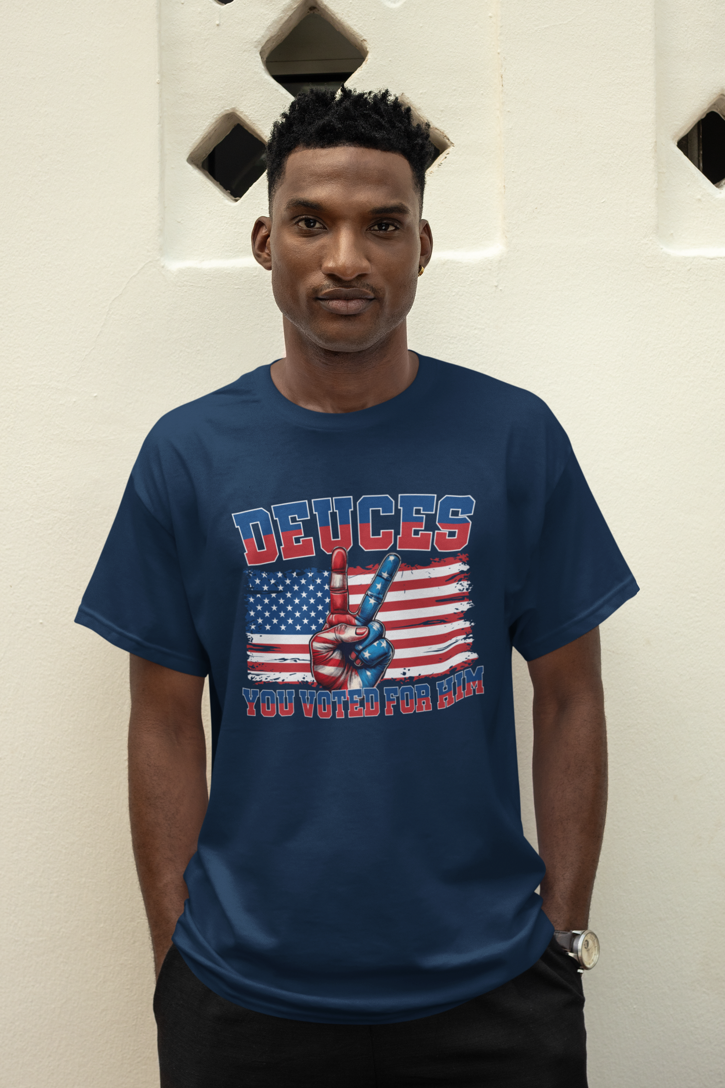 "Dueces, You Voted for Him" T-Shirt – Bold, Unapologetic, and Politically Charged