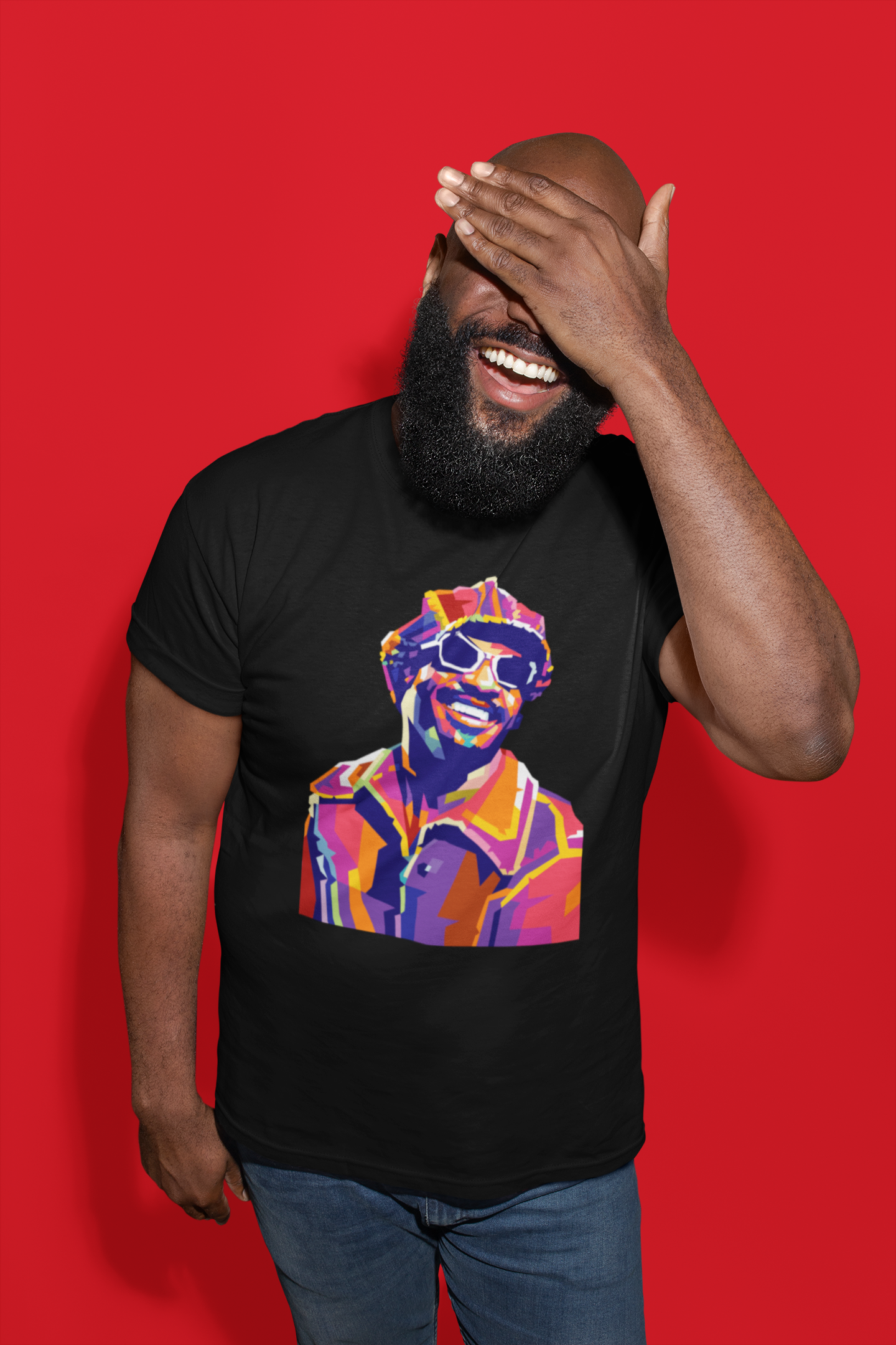 Stevie Wonder WPAP Digital Pop Art T-Shirt – A Tribute to a Musical Legend 🎶✨