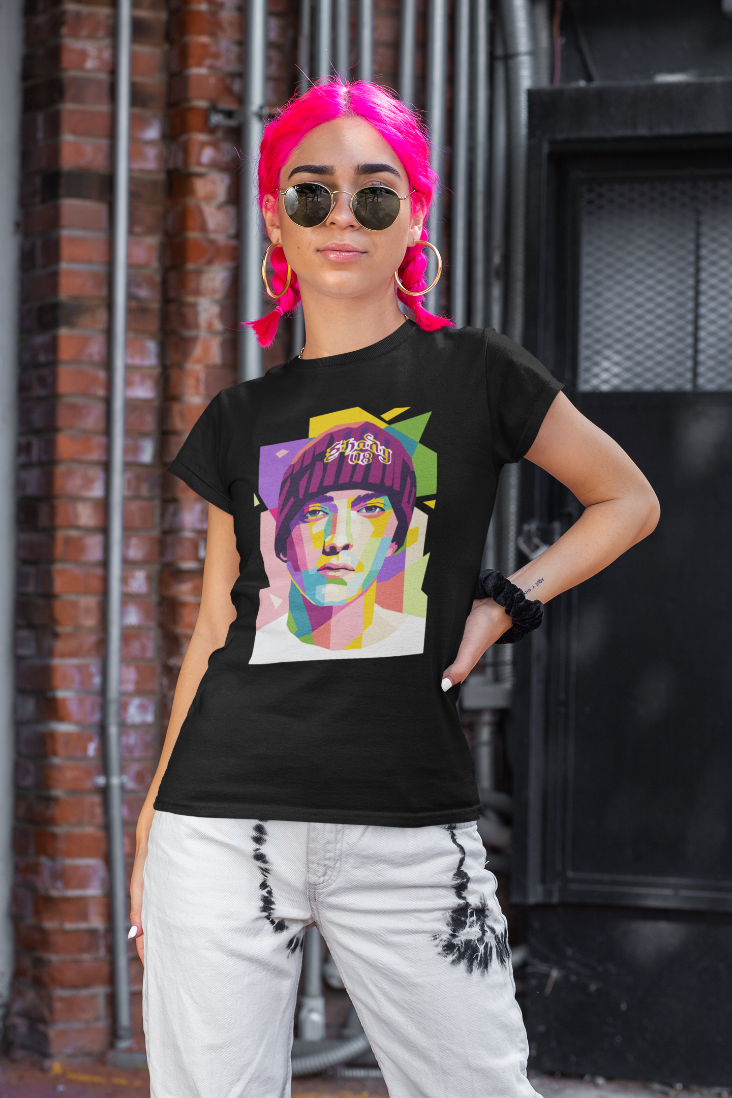 Eminem WPAP Pop Art Portrait: Slim Shady Digital Download