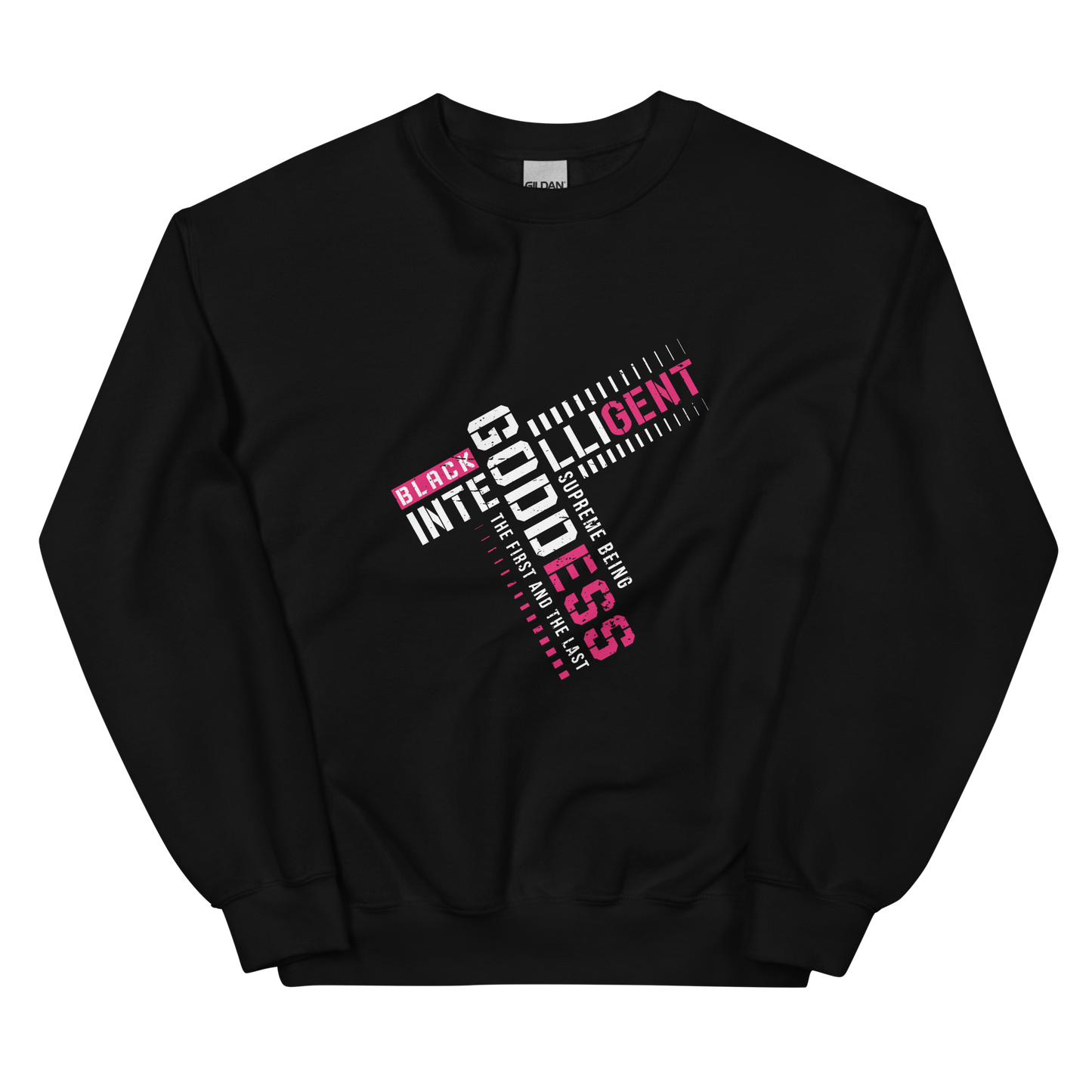 Black Intelligent Goddess Sweatshirt β Embrace Your Divine Legacy