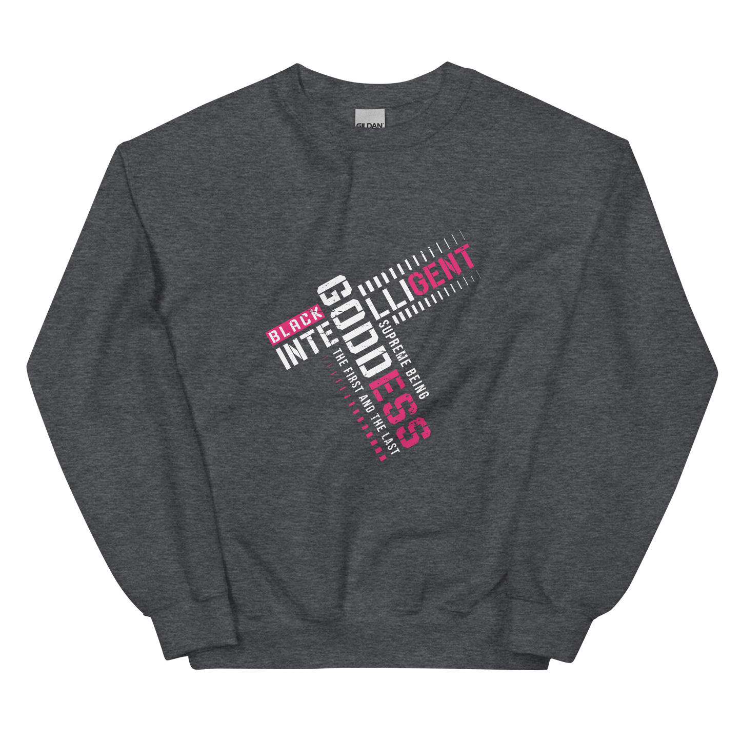 Black Intelligent Goddess Sweatshirt β Embrace Your Divine Legacy