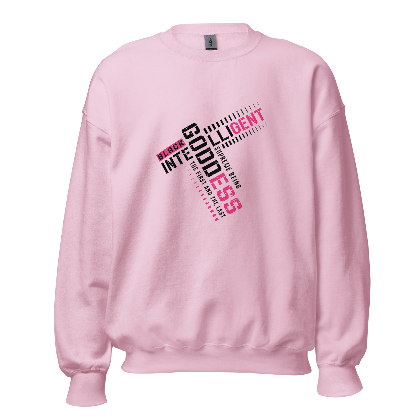 Black Intelligent Goddess Sweatshirt β Embrace Your Divine Legacy