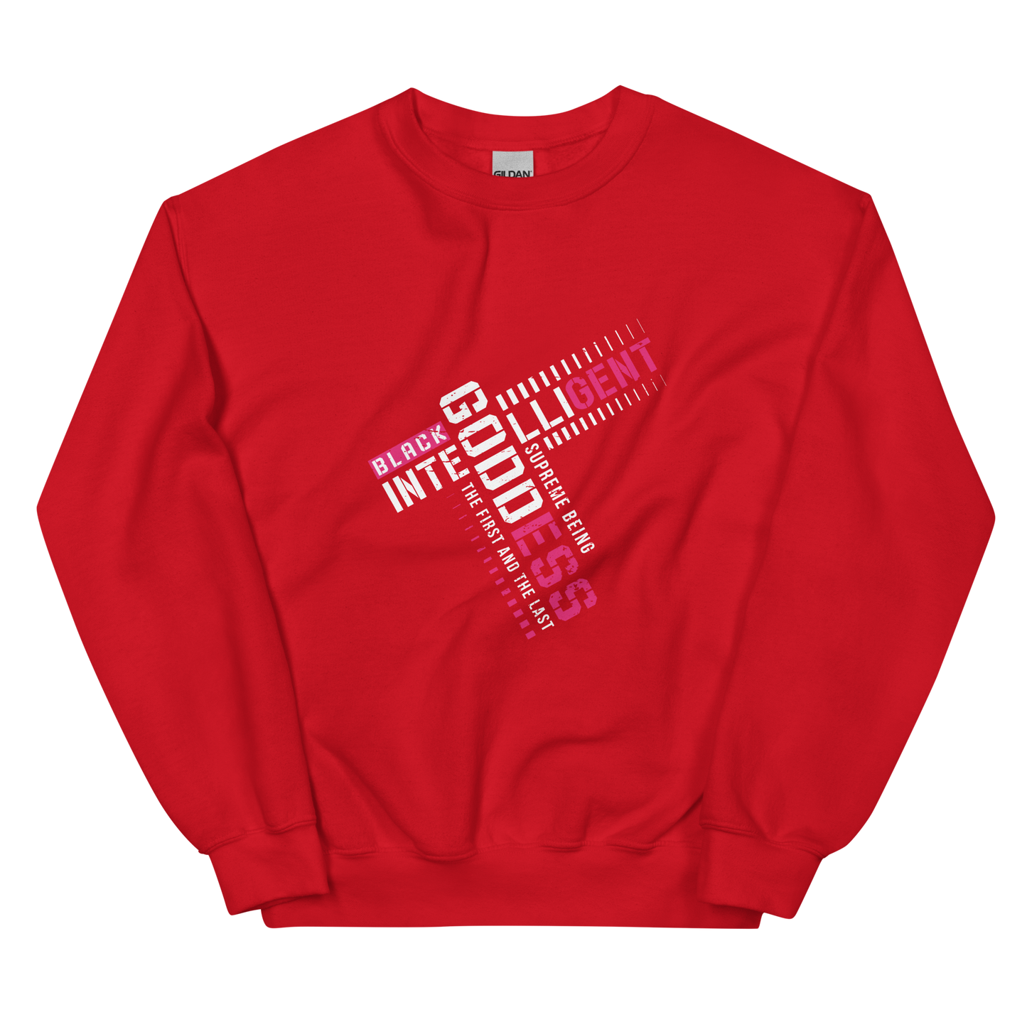 Black Intelligent Goddess Sweatshirt β Embrace Your Divine Legacy