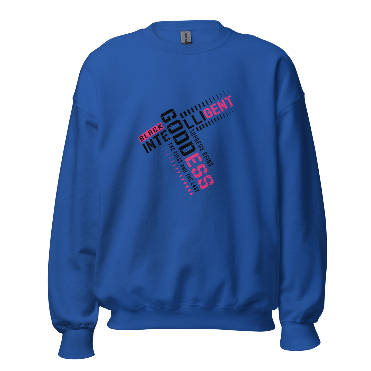 Black Intelligent Goddess Sweatshirt β Embrace Your Divine Legacy