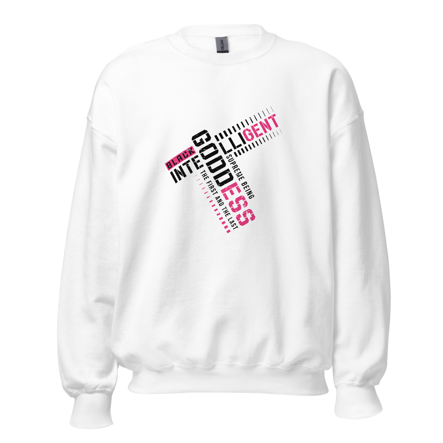 Black Intelligent Goddess Sweatshirt β Embrace Your Divine Legacy