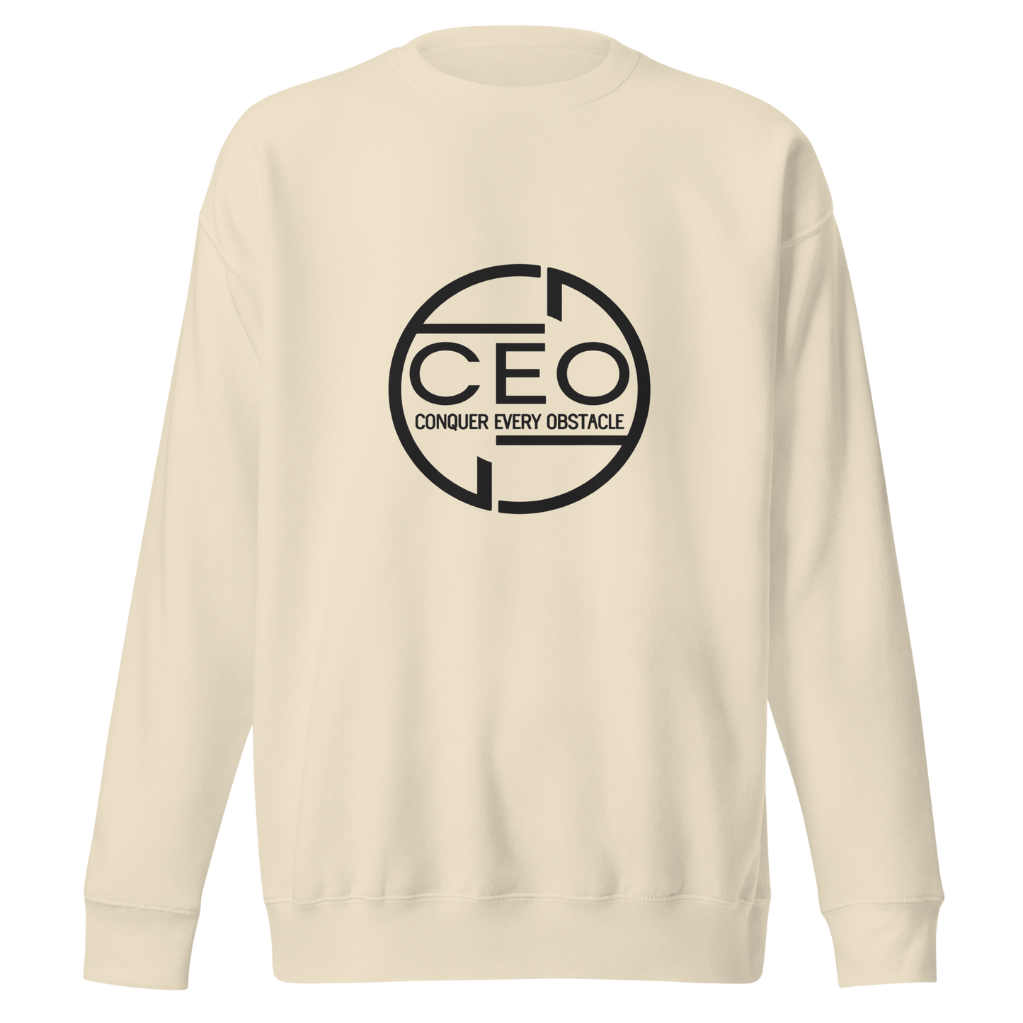 CEO (Conquer Every Obstacle) Sweatshirt – Hustle. Grind. Conquer. Succeed