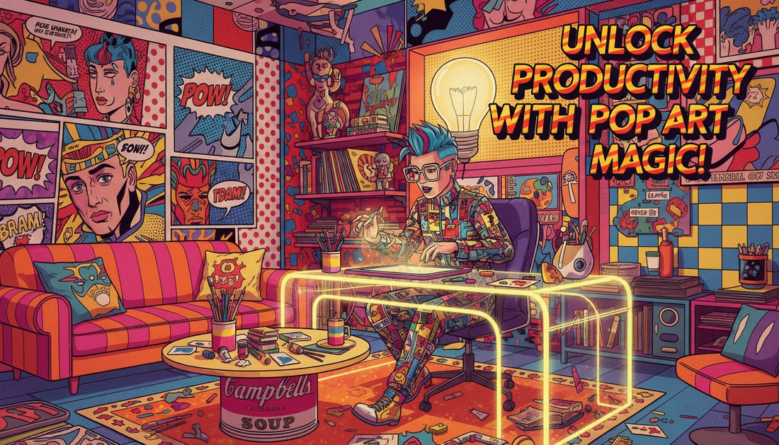 How Pop Art-Inspired Homes Boost Daily Productivity