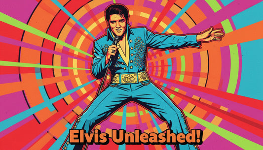 Elvis Presley in Pop Art A Tribute to the King of Rock and Roll in Bold Colors
