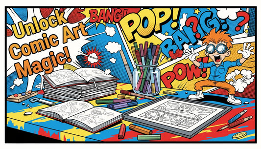 How to Design Pop Art Comic Scenes with Humor