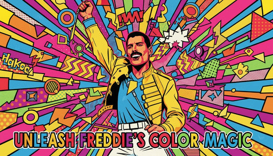 The Power of Color in Freddie Mercury’s Pop Art Portraits