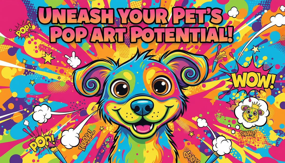Paint a Pop Art Pet Portrait with Bold Colors