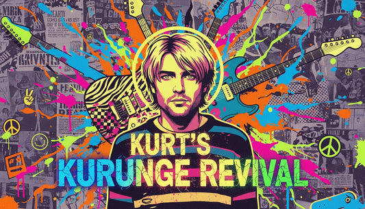 Kurt Cobain’s Spirit Revived Through Pop Art Grunge Themes