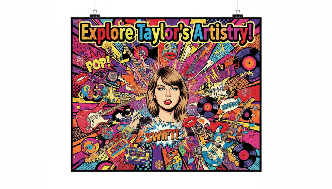Pop Art Homages to Taylor Swift’s Storytelling Power