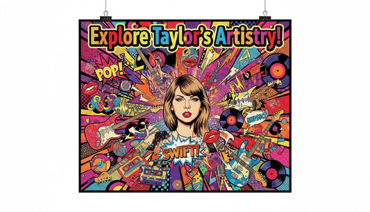 Pop Art Homages to Taylor Swift’s Storytelling Power