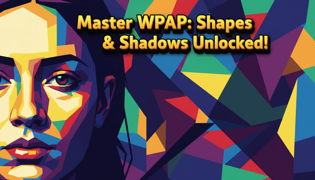 How to Use Shapes and Shadows in WPAP Pop Art Design