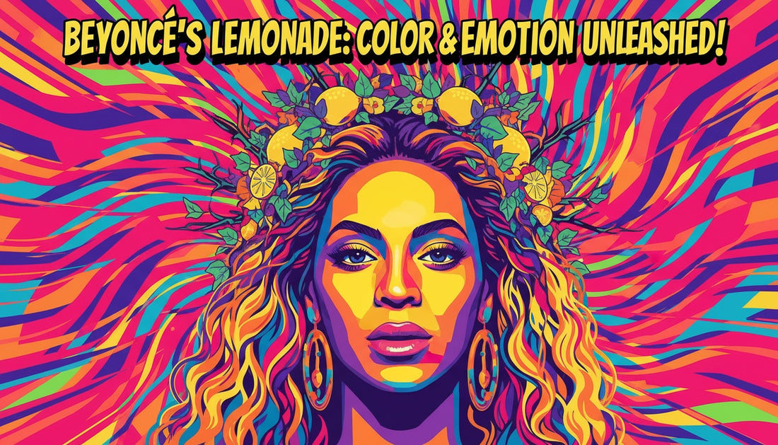 Beyoncé’s Lemonade in Pop Art The Power of Color and Emotion