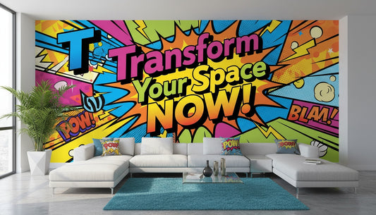 Pop Art Wall Murals That Instantly Transform a Room