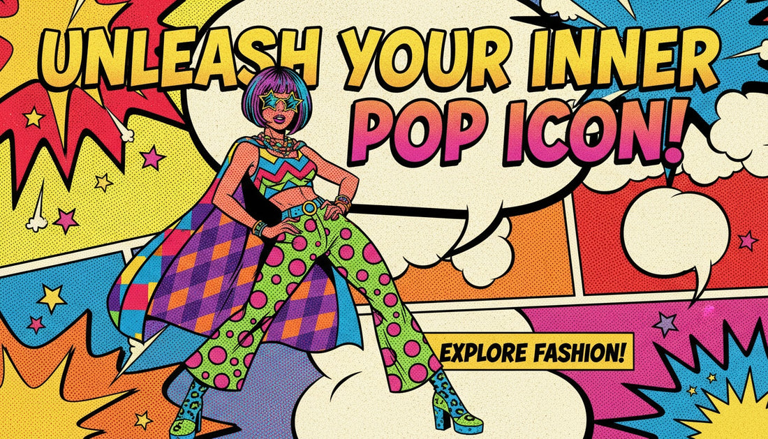 Mixing Patterns and Colors the Pop Art Way
