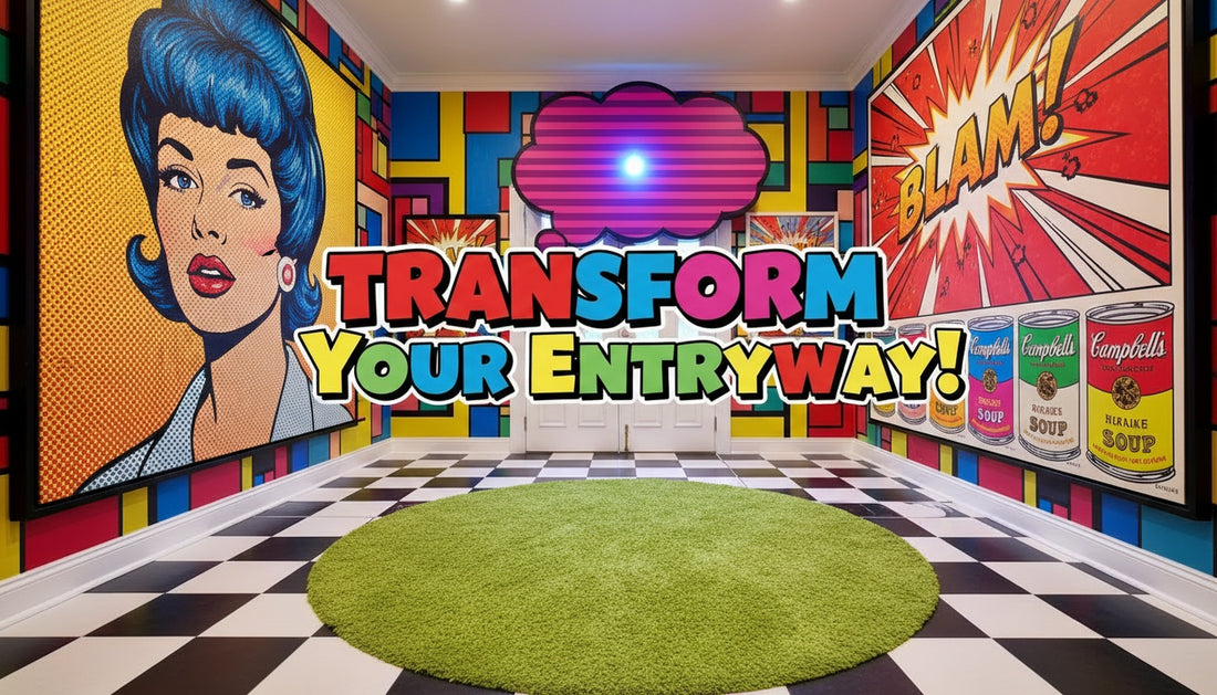 Decorating Entryways with Eye-Catching Pop Art Pieces