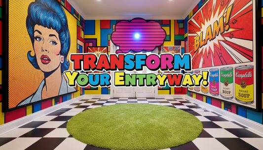 Decorating Entryways with Eye-Catching Pop Art Pieces