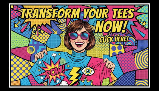 DIY Pop Art T-Shirts Using Heat Transfer Paper