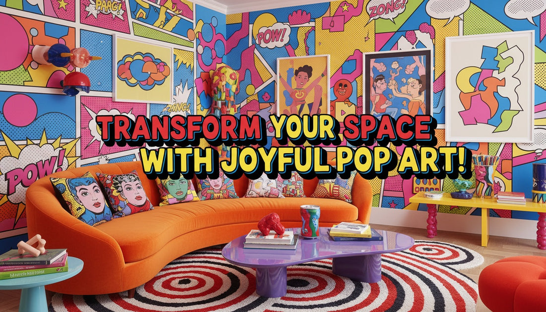 Pop Art-Inspired Living Rooms That Radiate Joy