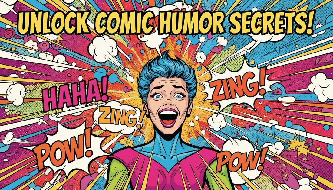 How to Design Pop Art Comic Scenes with Humor