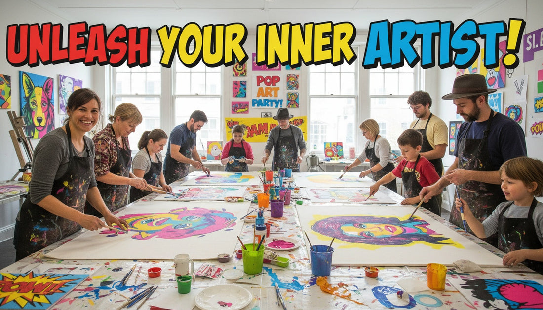 DIY Pop Art Banners for Events and Parties