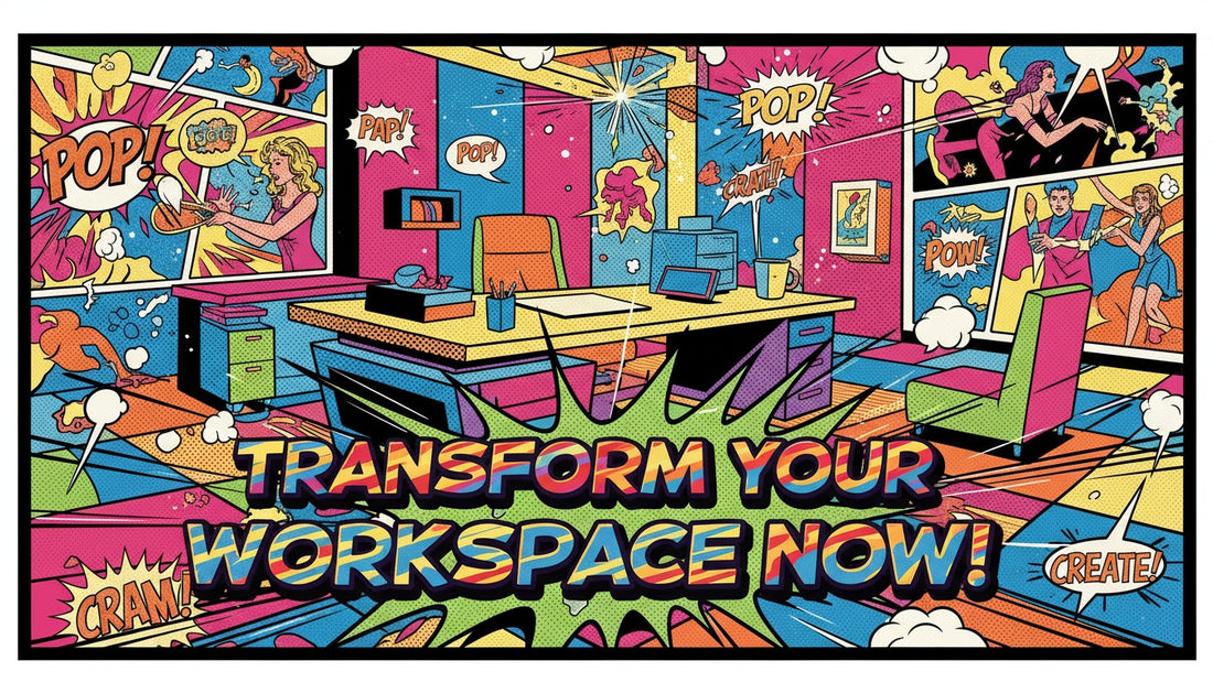 Pop Art-Inspired Workspace Designs for Entrepreneurs