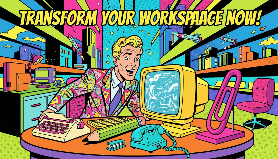 Pop Art-Inspired Workspace Designs for Entrepreneurs