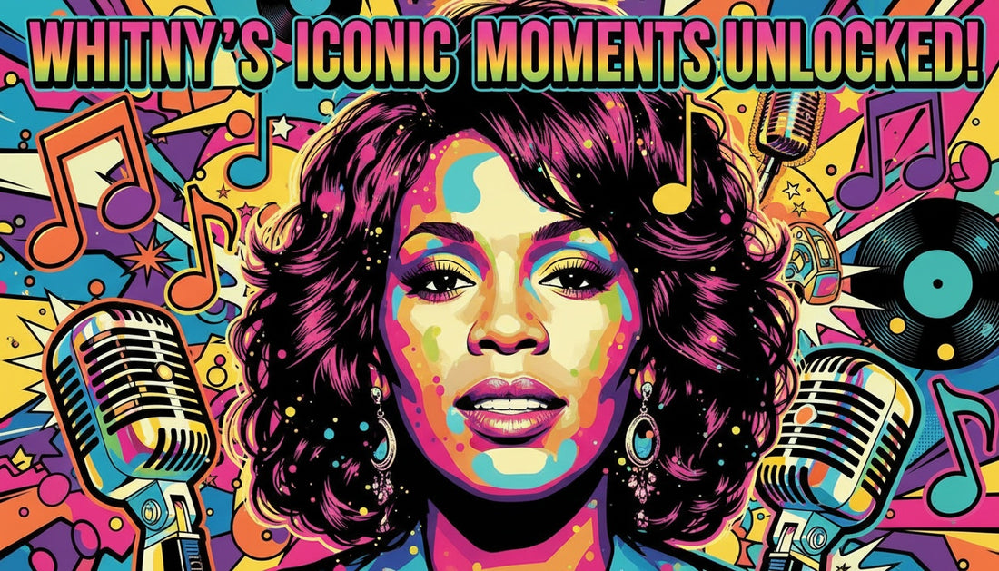 A Pop Art Tribute to Whitney Houston’s Greatest Moments
