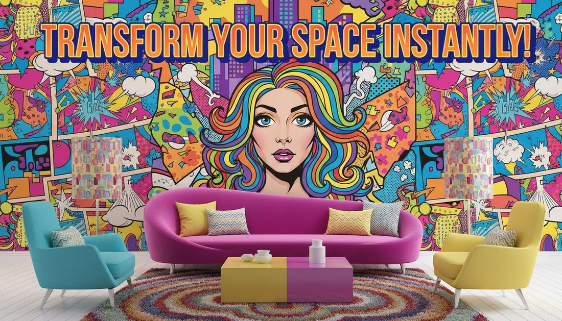 Pop Art Wall Murals That Instantly Transform a Room