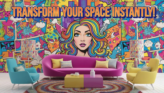 Pop Art Wall Murals That Instantly Transform a Room