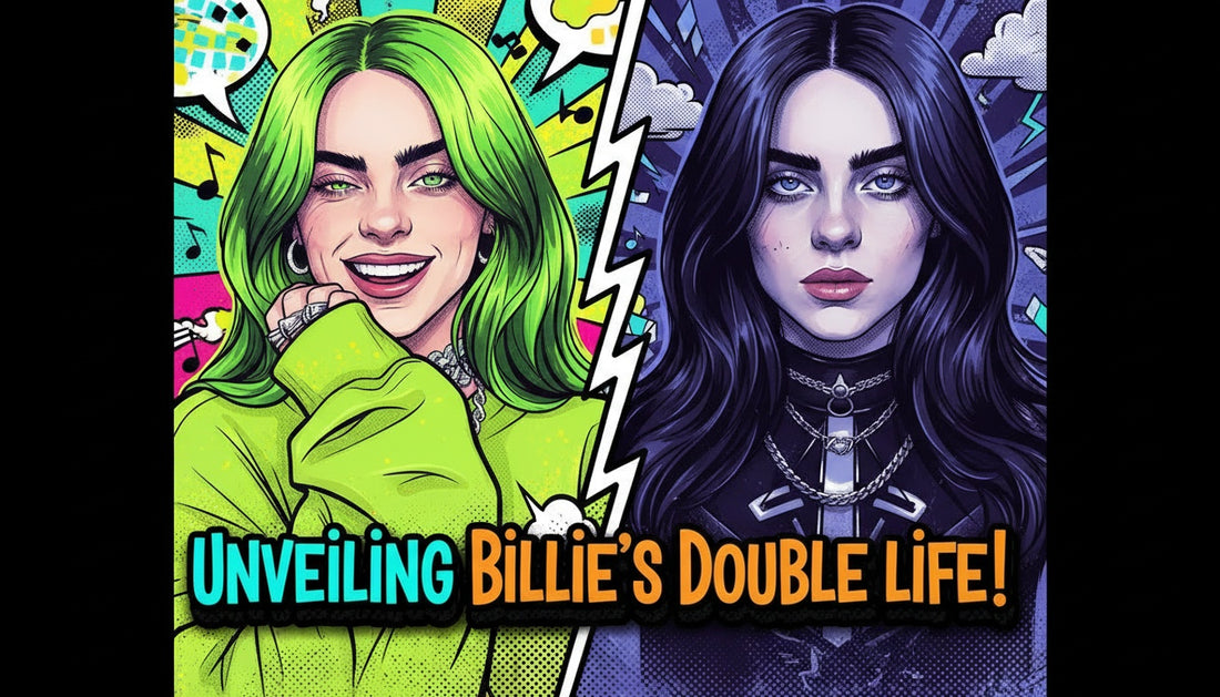 Exploring Billie Eilish’s Duality in Pop Art Portraits