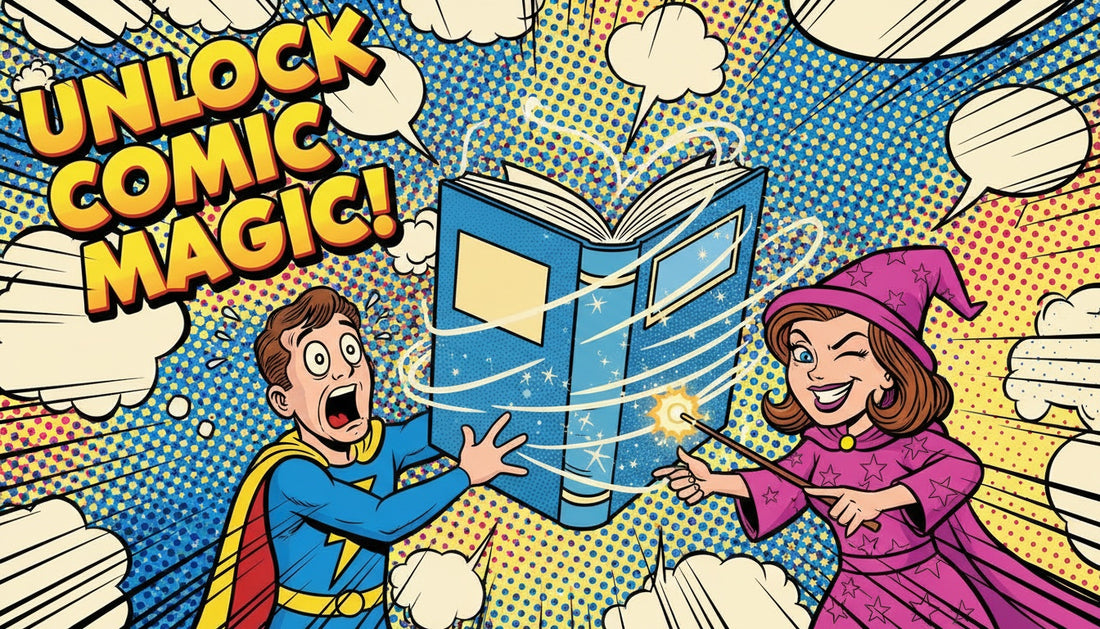 How to Design Pop Art Comic Scenes with Humor