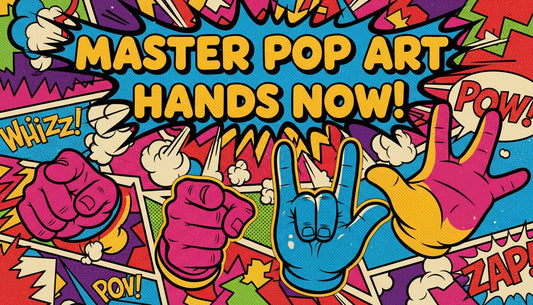 How to Draw Pop Art Hands and Gestures Step by Step