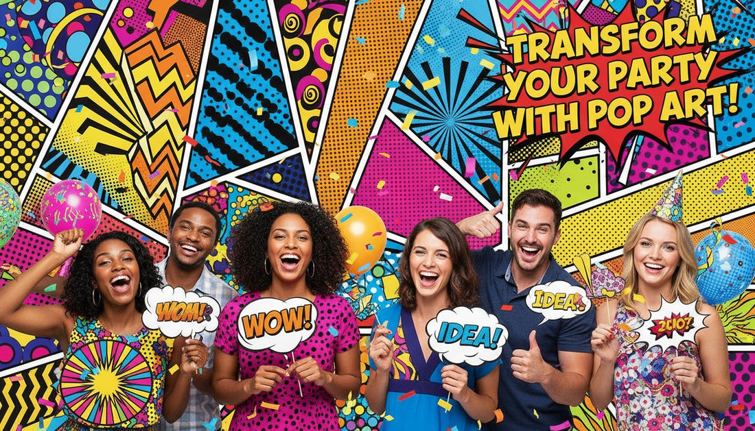 DIY Pop Art Banners for Events and Parties