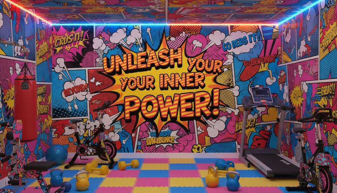 Decorating Your Home Gym with Motivational Pop Art