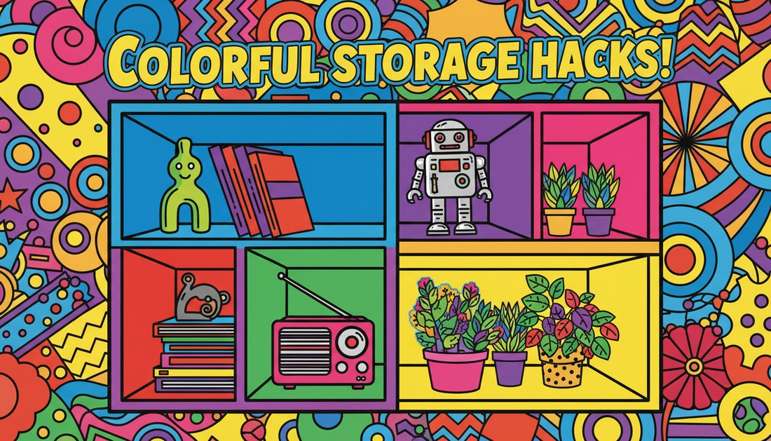 Pop Art Shelving and Storage Ideas That Combine Form and Color