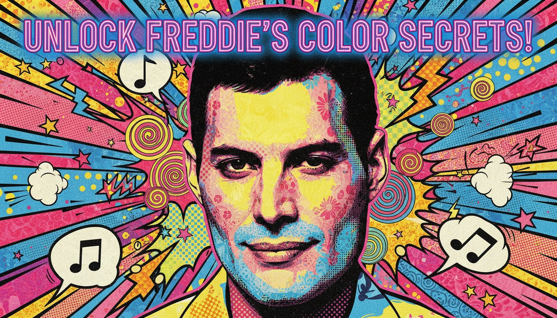 The Power of Color in Freddie Mercury’s Pop Art Portraits
