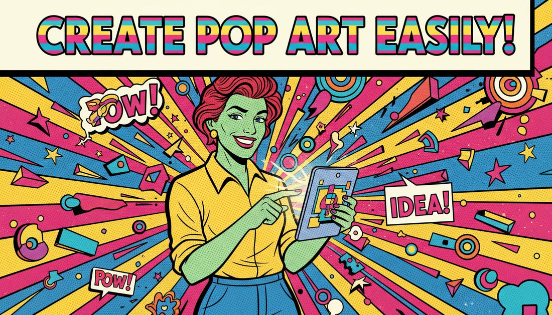 Create Pop Art from Scratch Without Any Drawing Skills