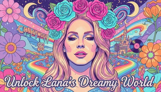 Lana Del Rey’s Dreamy Aesthetic in Pop Art Form
