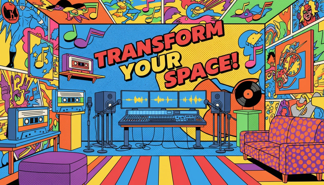 Creating a Home Studio with a Pop Art Twist