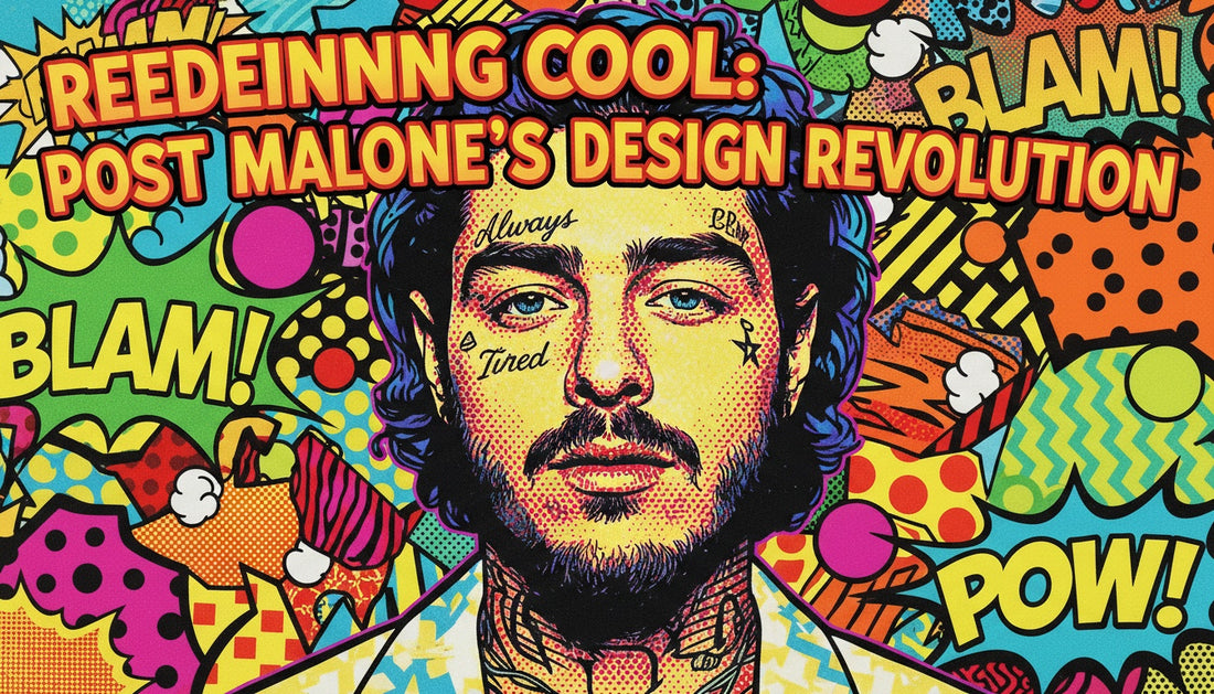 Post Malone in Pop Art Breaking Stereotypes Through Design